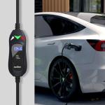 MUSTART Level 1-2 Tesla Charger - 110-240V, 16 Amp, NEMA 6-20 Plug with NEMA 5-15 Adapter - Portable Electric Car Charger for Tesla - Compatible with All Tesla Models X/Y/3/S