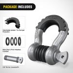3/4" D-Ring Shackle - 2 Pack, Heavy Duty