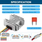 12V to 24V Waterproof Boost Converter for Golf Carts