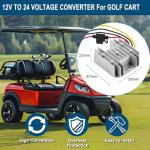 12V to 24V Waterproof Boost Converter for Golf Carts