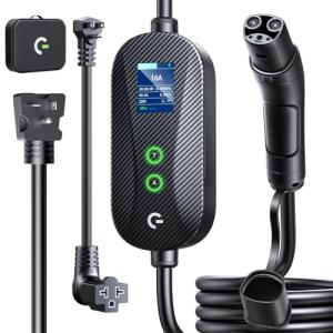 Tesla 16A Level 1&2 Mobile Charger with Smart Display