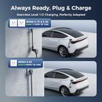 Tesla 16A Level 1&2 Mobile Charger with Smart Display