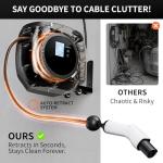 Saunyoto Auto-Retractable Level 1 EV Charger 26FT