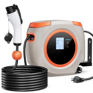 Saunyoto Auto-Retractable Level 1 EV Charger