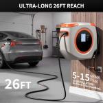 Saunyoto Auto-Retractable Level 1 EV Charger