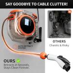 Saunyoto Auto-Retractable Level 1 EV Charger