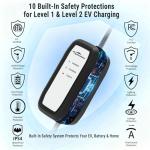 TopAutoGear 16Amp Portable EV Charger, J1772 Compatible