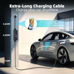 40Amp Level 2 EV Charger with Smart LED Screen