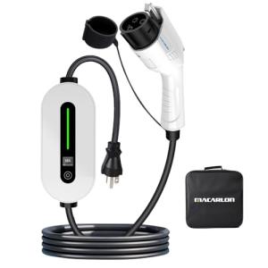Portable Level 1 J1772 EV Charger, 25ft Cable