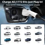 40Amp Level 2 EV Charger with Smart LED Screen