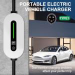 Portable Level 1 J1772 EV Charger, 25ft Cable