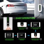 Portable Level 1 J1772 EV Charger, 25ft Cable