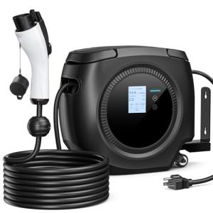 Saunyoto Auto-Retractable Level 1 EV Charger