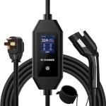 32 Amp Level 2 Portable EV Charger with 25ft Cable