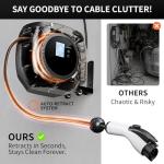 Saunyoto Auto-Retractable Level 1 EV Charger
