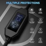 32 Amp Level 2 Portable EV Charger with 25ft Cable