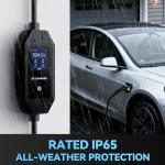 32 Amp Level 2 Portable EV Charger with 25ft Cable