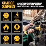 DEWALT Portable Level 2 EV Charger with Adapters