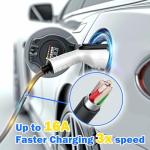Portable 16 Amp EV Charger with 17 ft Cable