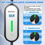 Portable 16 Amp EV Charger with 17 ft Cable