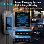 32Amp Level 2 Portable EV Charger with 25ft Cable