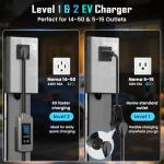 32Amp Level 2 Portable EV Charger with 25ft Cable