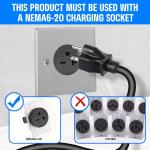 Portable Level 2 EV Charger - Smart and Weatherproof