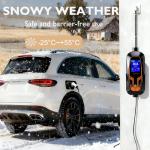 Portable EV Charger with 25ft Cable - Dual Voltage