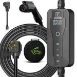 Portable 7.2kW Level 2 EV Charger with Adapters