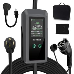 BETUMODA 32 Amp Portable EV Charger with 23ft Cable