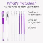 Heat Erasable Fabric Marking Pens for Quilting
