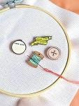 Cute Magnetic Needle Minder Set for Quilting