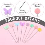 200PCS Flat Head Sewing Pins for Quilting