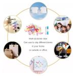 50 Pack of Colorful Sewing and Quilting Clips