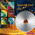 Rotary Cutter Set with Blades, Cutting Mat & Rulers