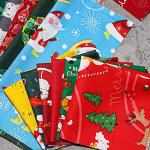 42-Piece Christmas Fabric Bundle for Quilting