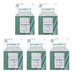 SCHMETZ Microtex Sharp Needles for Quilting, Size 80/12