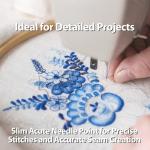 SCHMETZ Microtex Sharp Needles for Quilting, Size 80/12