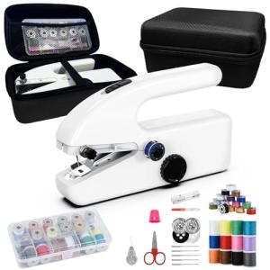 Portable Handheld Sewing Machine with Storage Box