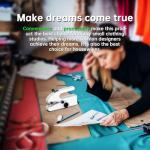 Portable Handheld Sewing Machine with Storage Box