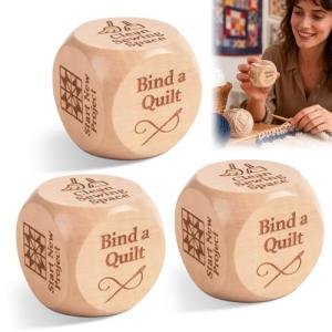 3-Pack Quilter's Dice – Fun Decision-Making Tool
