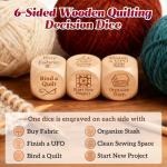 3-Pack Quilter's Dice – Fun Decision-Making Tool