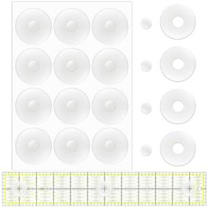 12pc Non-Slip Silicone Quilting Ruler Grips