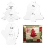 Kigley 3-Piece Christmas Quilt Template Set