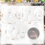 Kigley 3-Piece Christmas Quilt Template Set