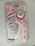 45mm Rotary Cutter with 5 Extra Blades - Pink