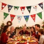 40 Christmas Jelly Roll Fabric Strips, 2.5x20 Inch