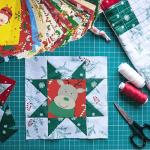 40 Christmas Jelly Roll Fabric Strips, 2.5x20 Inch