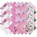 42-Piece Pink Charm Pack for Quilting Projects