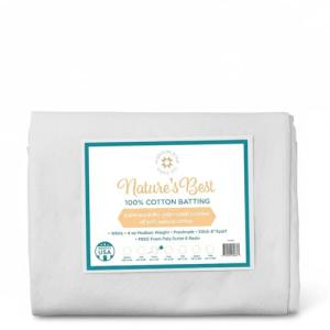 Missouri Star Nature's Best Cotton Throw Batting 60"x60